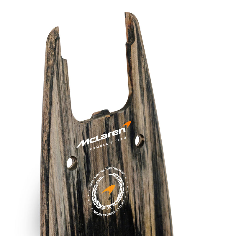 Lando Norris 2025 McLaren Formula 1 Team Race Used Front Skid Plank Wall Art - Chinese GP