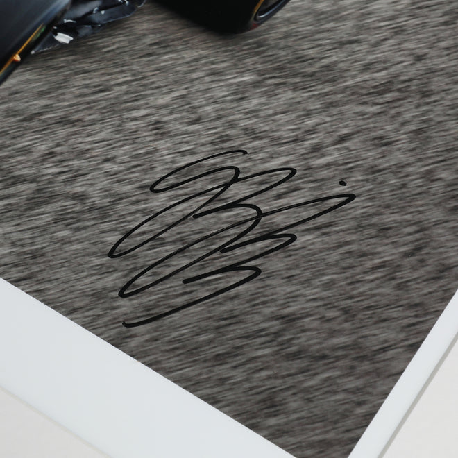 Gabriel Bortoleto Kick Sauber 2025 Pre-Season Testing Signed Photo - Bahrain GP