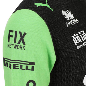 LOT 443 - Gabriel Bortoleto Stake Sauber 2025 Signed Nomex - Green and Black