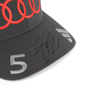 Audi Revolut F1 Team signed cap Gabriel Bortoleto 2026 official team apparel display