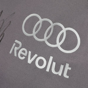 Formula 1 signed driver T-shirt Gabriel Bortoleto 2026 Audi Revolut team memorabilia display