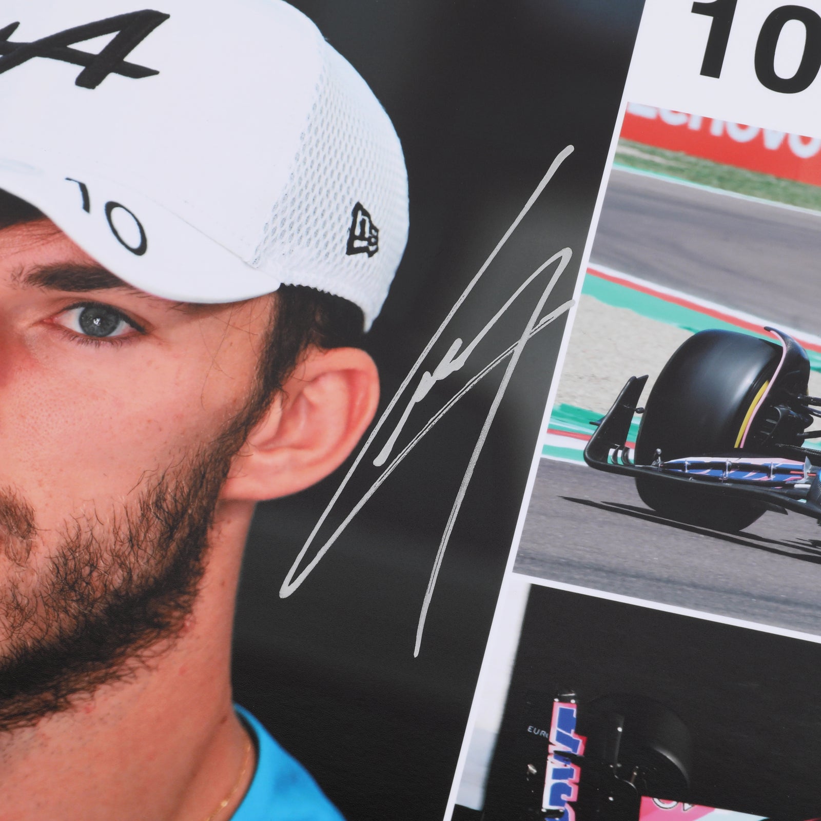 LOT 561 - Pierre Gasly 2024 Alpine Signed Poster - Make-A-Wish