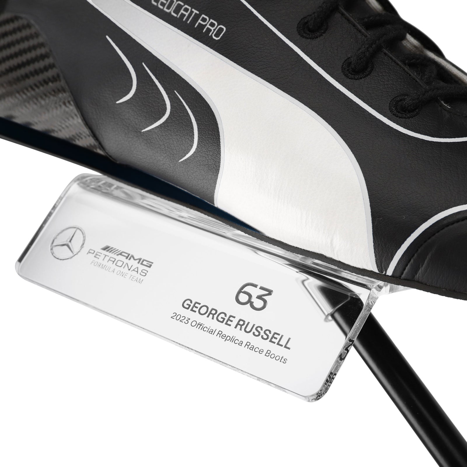 LOT 723 - George Russell Un-Signed Replica 2023 Mercedes-AMG Petronas Formula One Team Race Boots