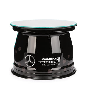 2022 George Russell Mercedes F1 front wheel rim table