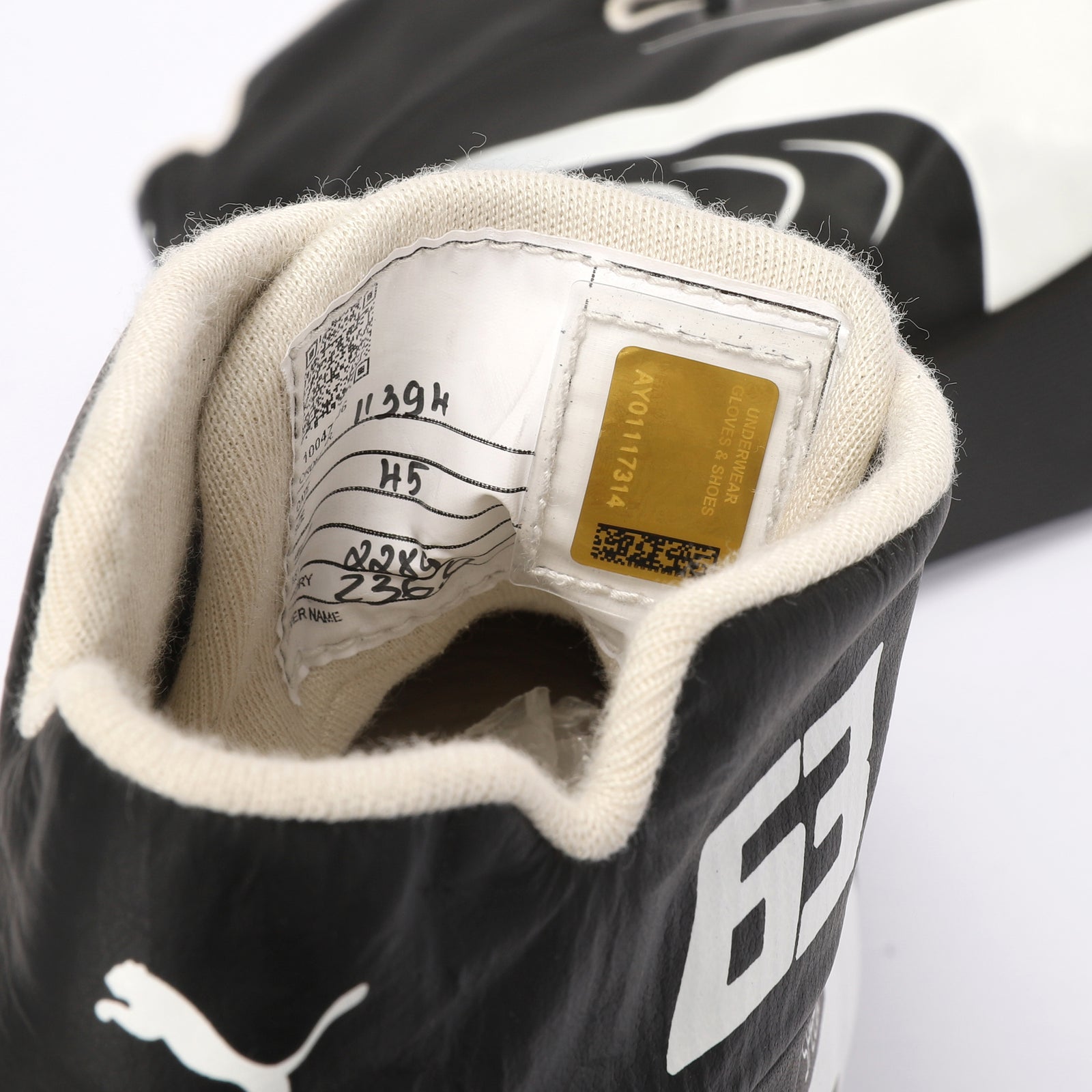 LOT 723 - George Russell Un-Signed Replica 2023 Mercedes-AMG Petronas Formula One Team Race Boots