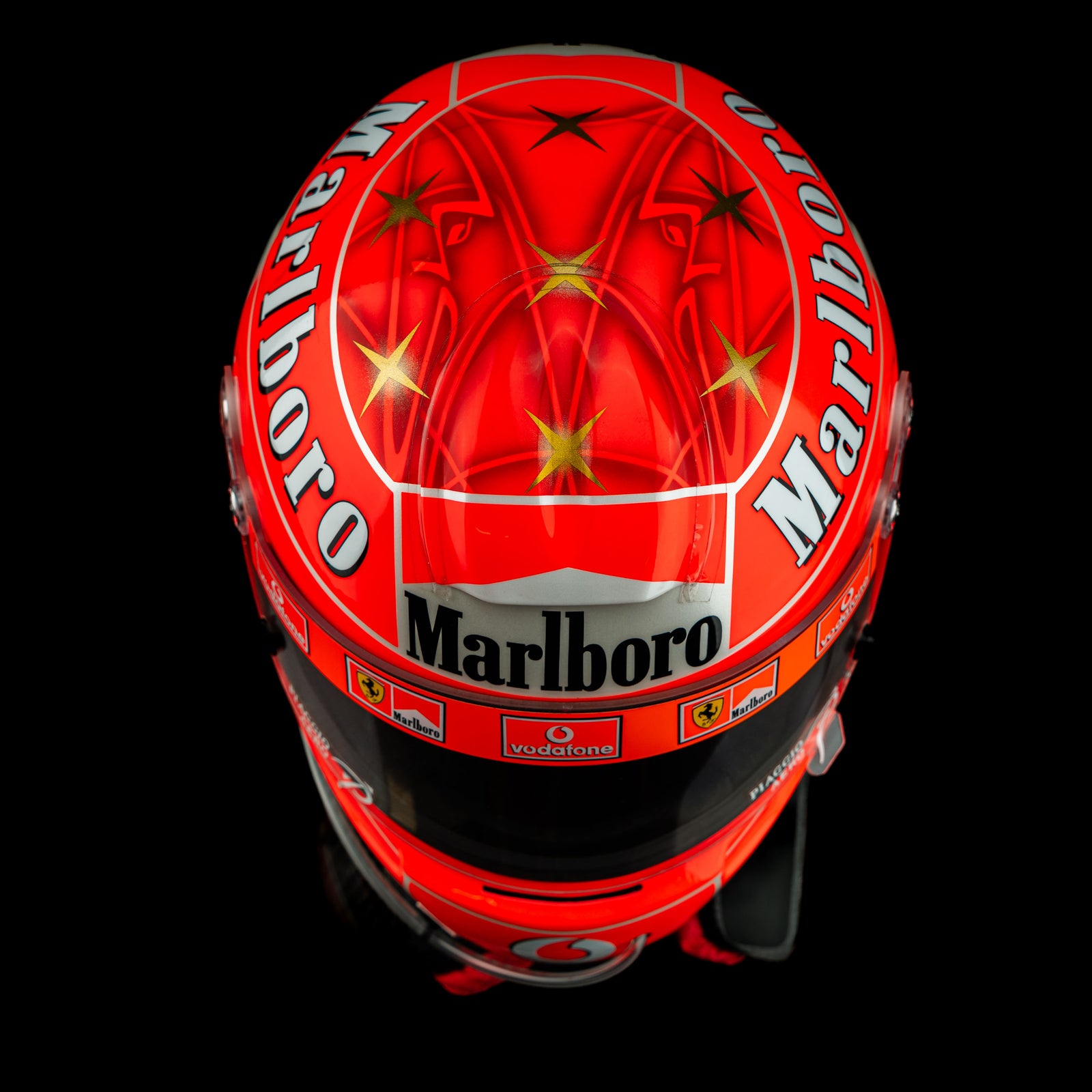 Michael Schumacher 2004 Helmet - Monza Replica Signed with HANS device