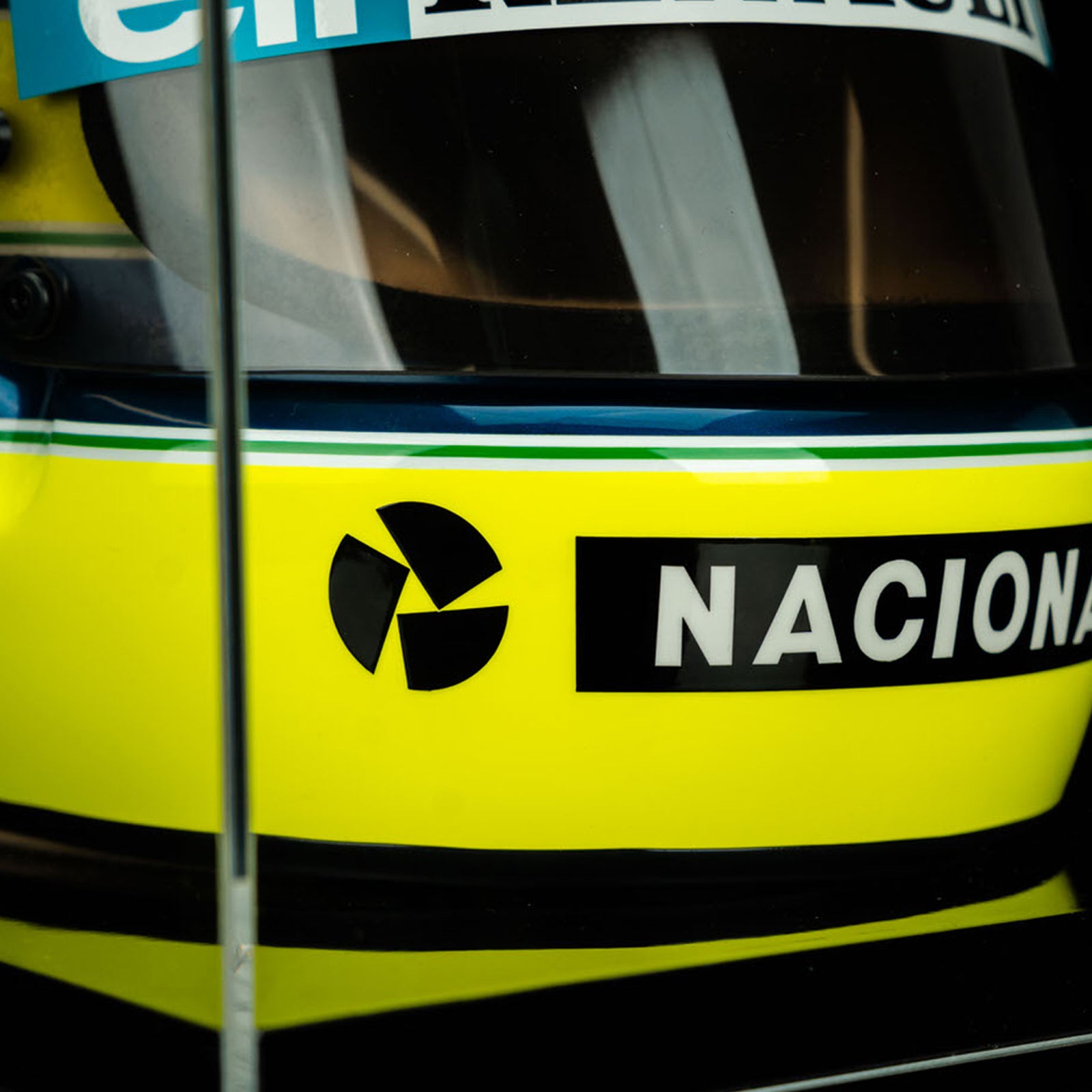 Ayrton Senna 1985 Official Bell Replica Helmet