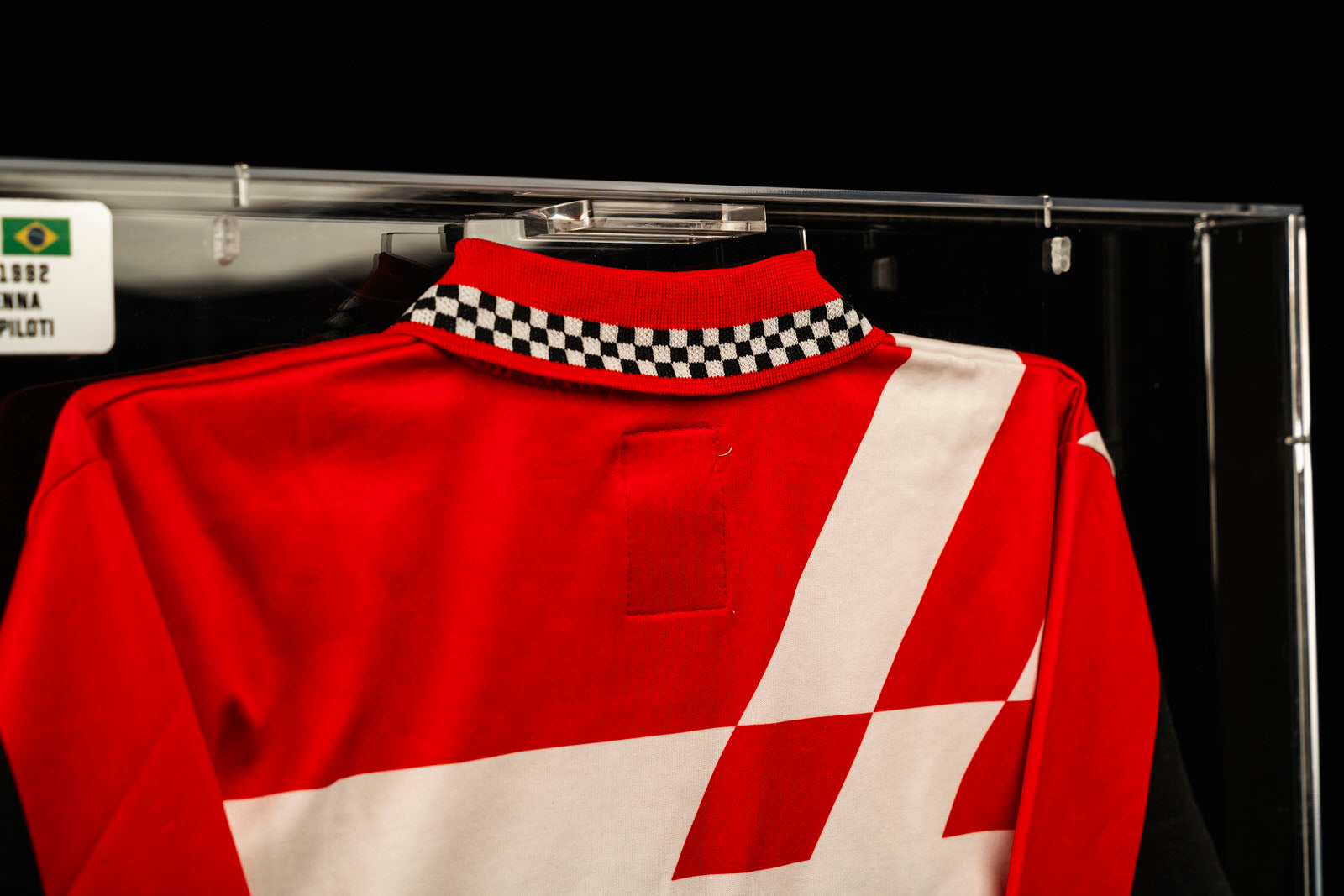 The Miami Auction LOT 002- Ayrton Senna 1992 Nazionale Piloti Shirt - Signed Framed