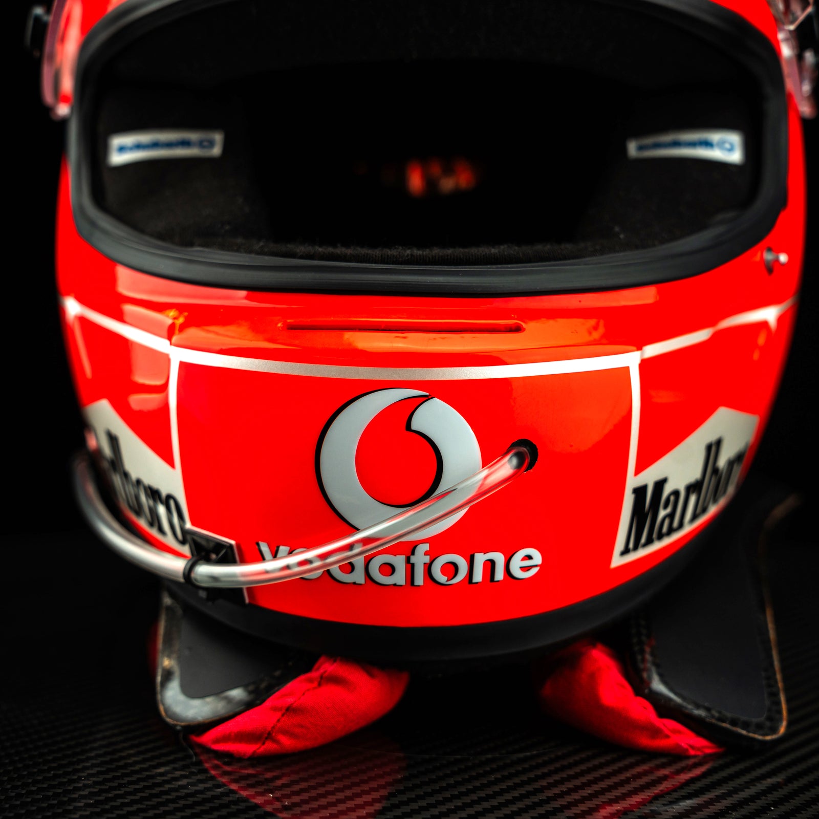 Michael Schumacher 2004 Helmet - Monza Replica Signed with HANS device