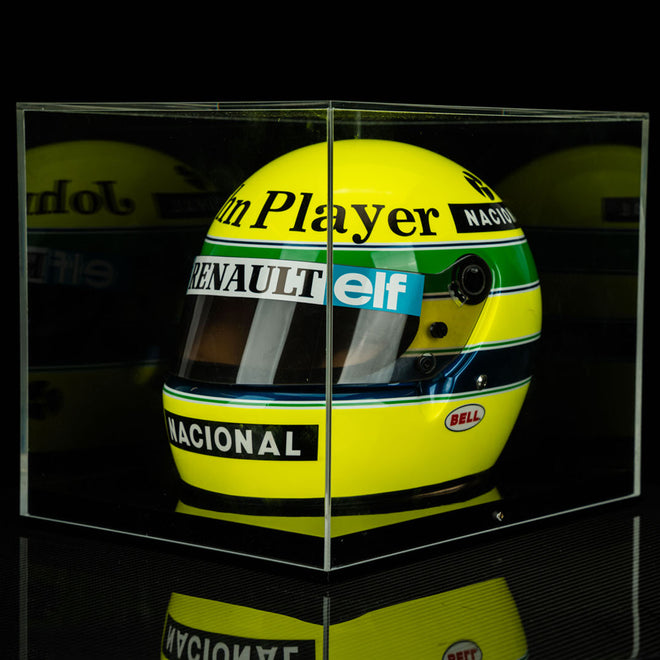 LOT 515 - Ayrton Senna 1985 Official Bell Replica Helmet