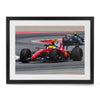 Lewis Hamilton 2026 Scuderia Ferrari Framed Print - Barcelona GP