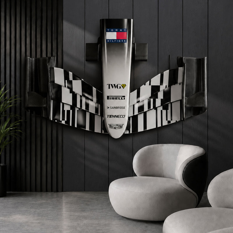 Official Cadillac Formula One Team 2026 replica front wing and nose celebrating Formula 1 engineering, ideal for collector display