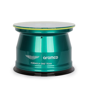 Aston Martin Aramco Formula One® front wheel rim table
