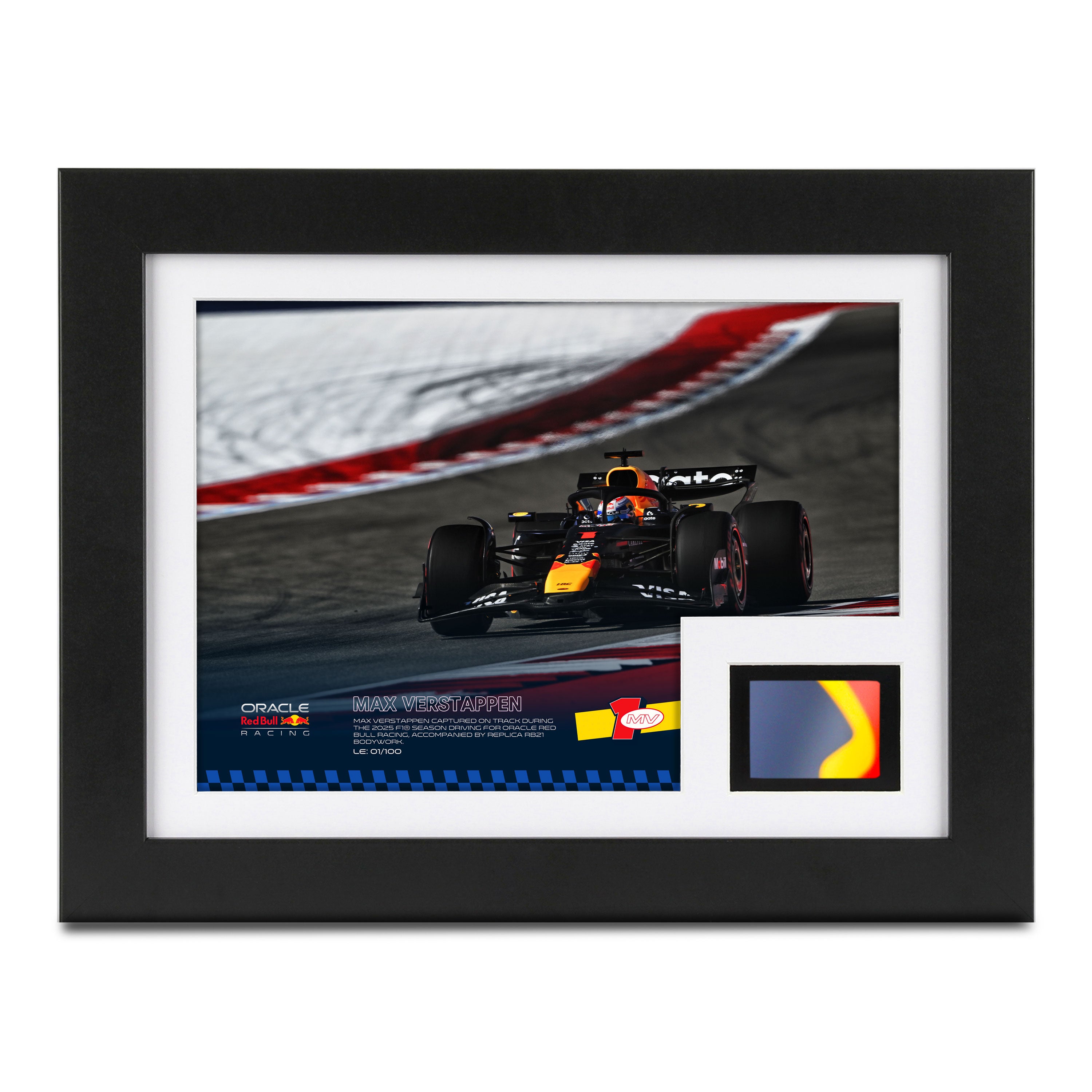 Limited Edition Max Verstappen Replica 2025 Bull Racing Bodywork &amp Photo