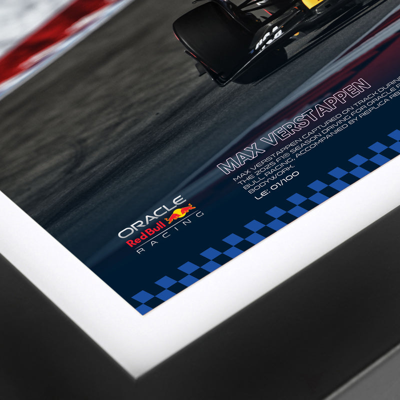 Max Verstappen Replica 2025 Red Bull Racing Bodywork & Photo