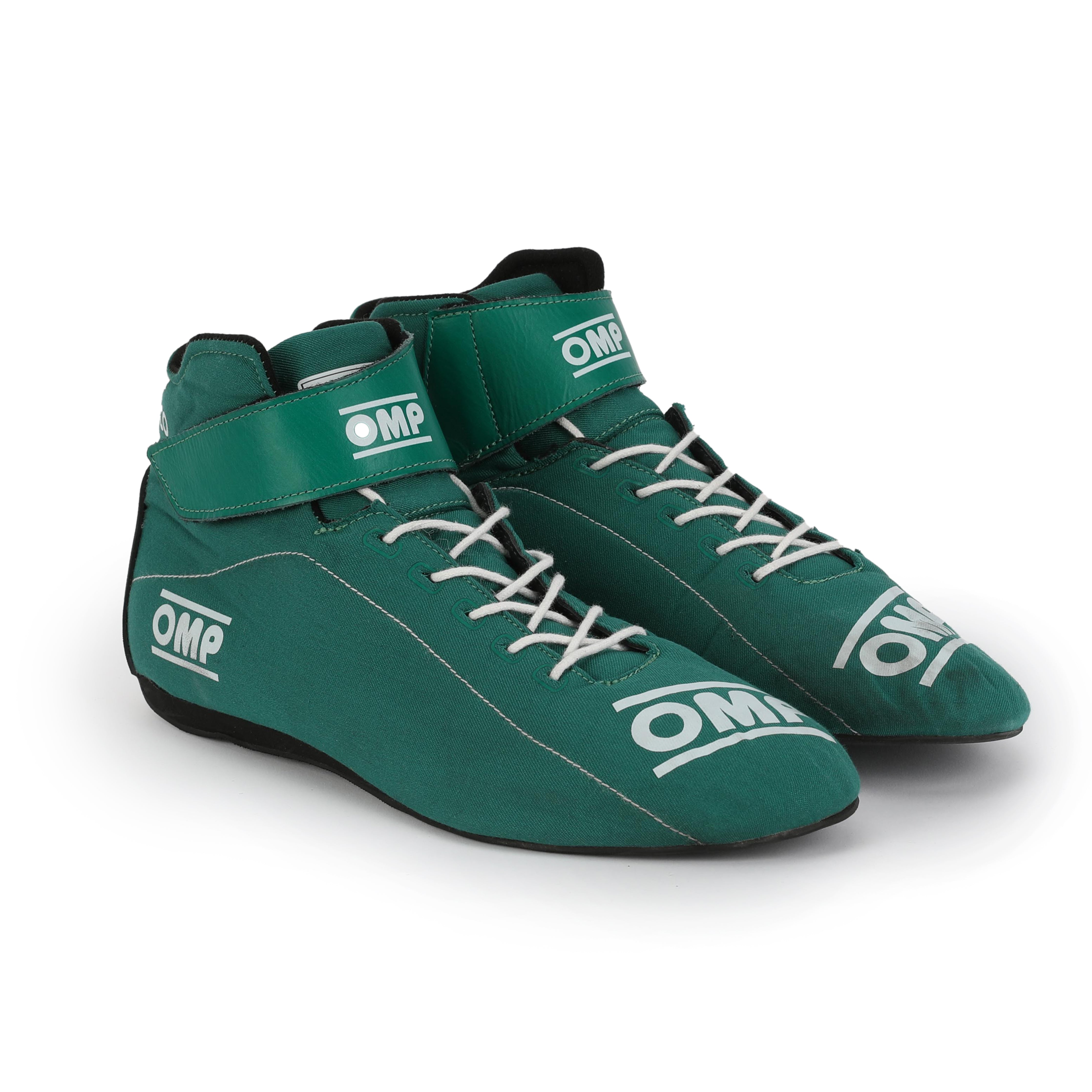 Jak Crawford Un-Signed 2024 Season Used Aston Martin Aramco Formula One Team Boots