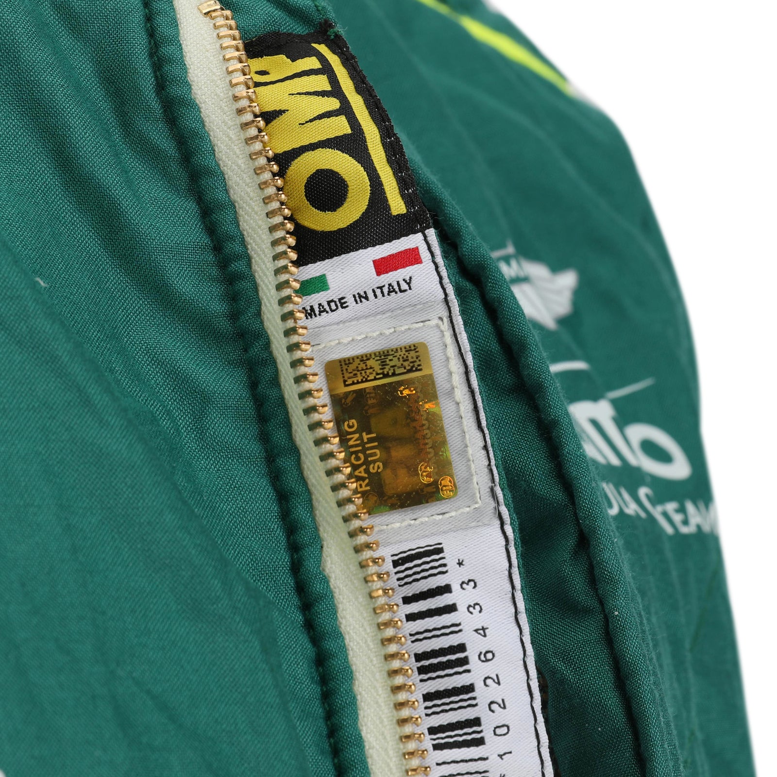 EARLY LOT 066 - Jak Crawford 2024 Season Used Aston Martin Aramco Formula One Team Suit