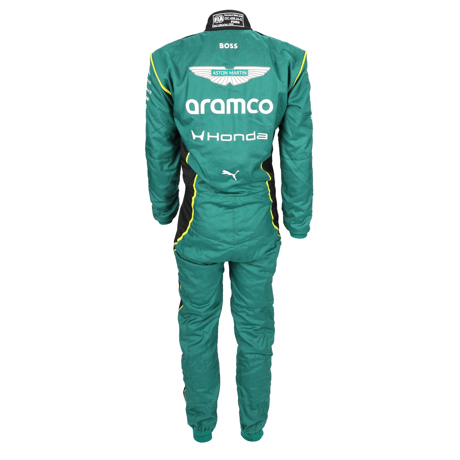 Auction LOT 001 - Jak Crawford 2026 Aston Martin Aramco F1® Team Race-Spec Suit