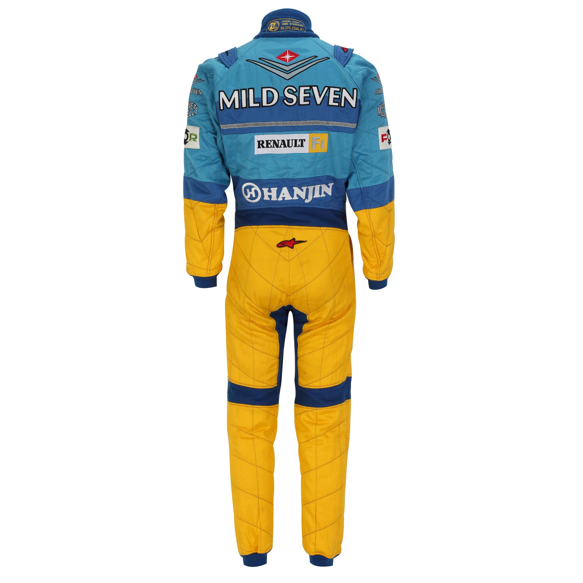 Jarno Trulli Renault F1 Grand Prix Used Suit