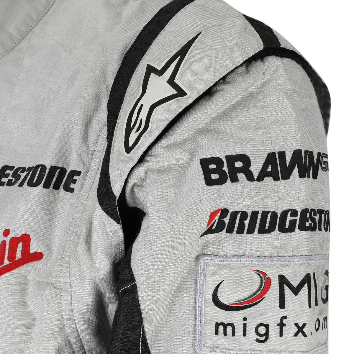 LOT 002 - Jenson Button 2009 Brawn GP Abu Dhabi Grand Prix Weekend-Used Race Suit