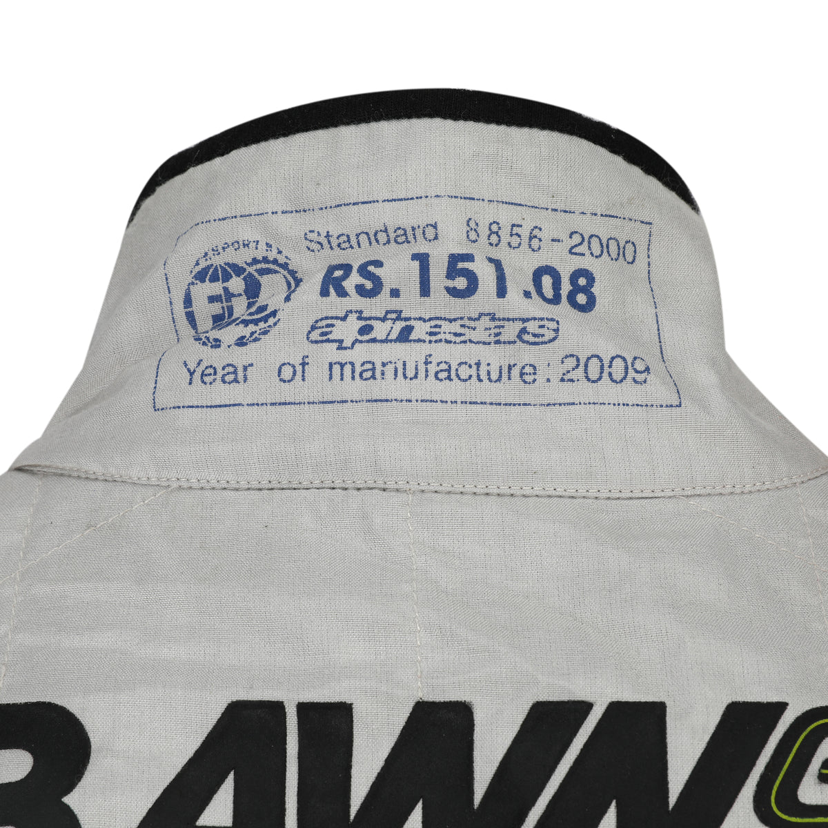 LOT 002 - Jenson Button 2009 Brawn GP Abu Dhabi Grand Prix Weekend-Used Race Suit