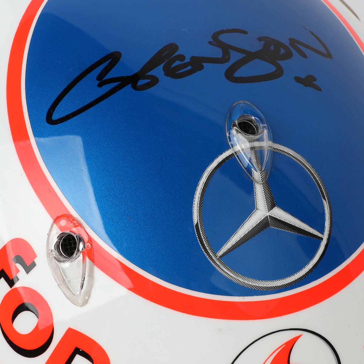 The Austin Auction LOT 031 - Jenson Button 2013 Race Used Helmet