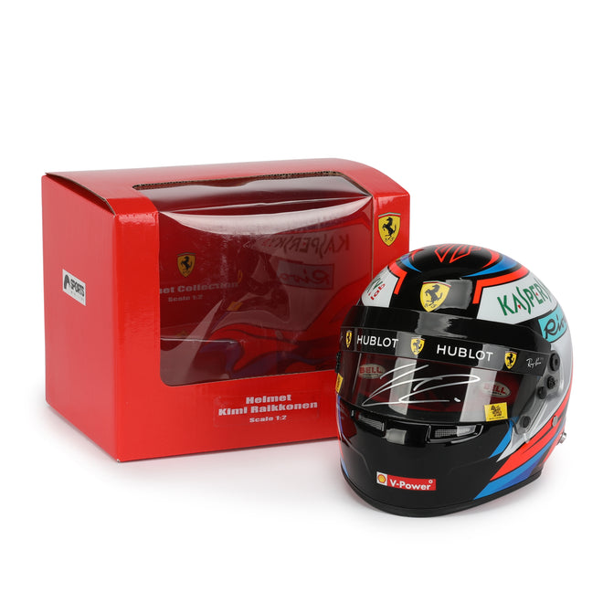 Kimi Raikkonen Signed 2018 Scuderia Ferrari 1:2 Scale Helmet