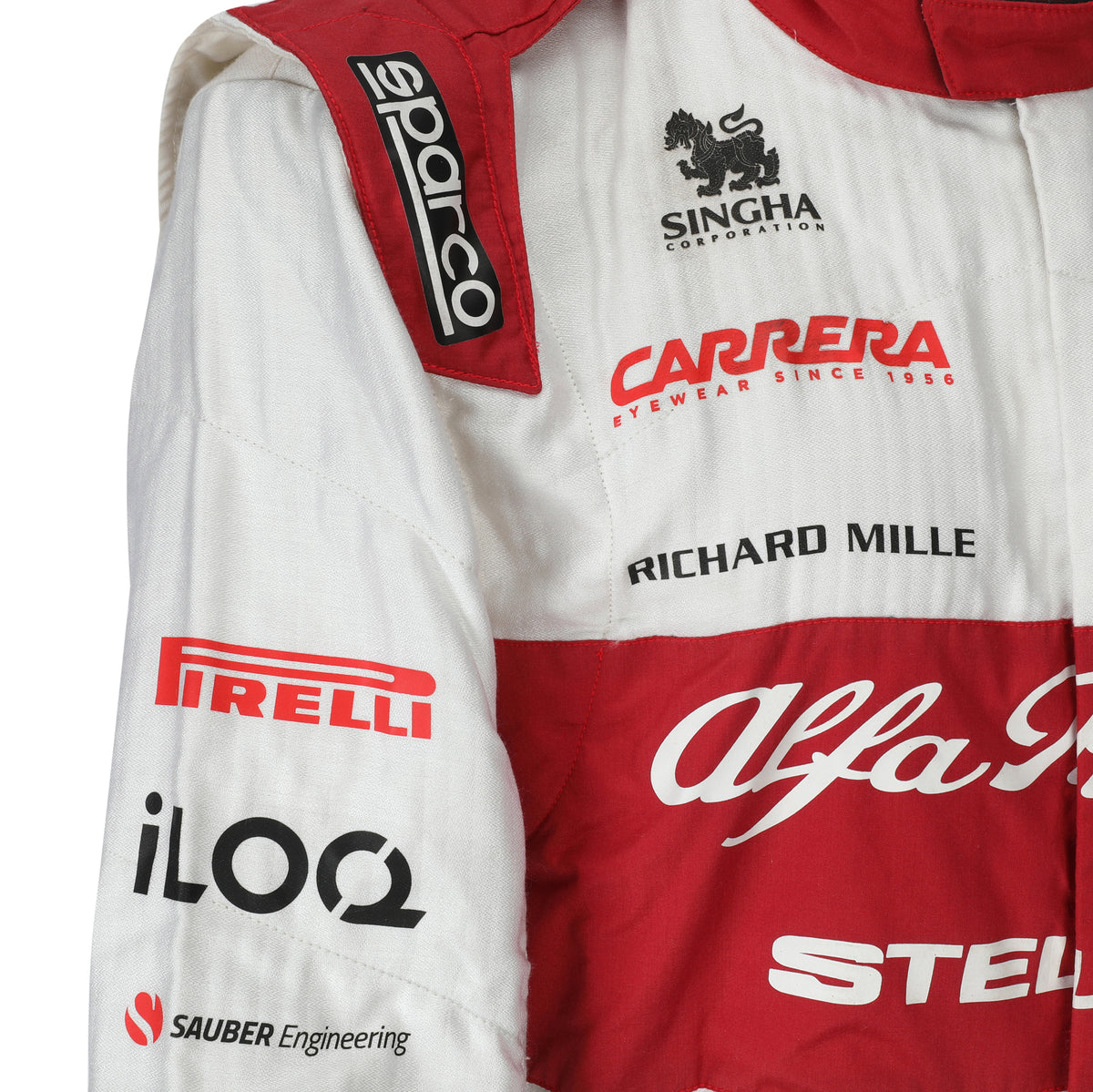 The Austin Auction LOT 008 - Kimi Raikkonen Signed Alfa Romeo 2021 Suit