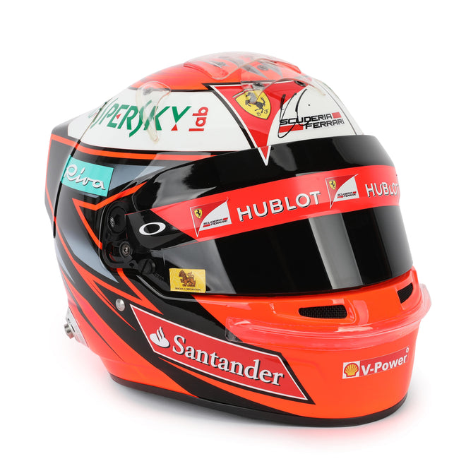 LOT 140 - Kimi Räikkönen 2016 Signed Replica Helmet