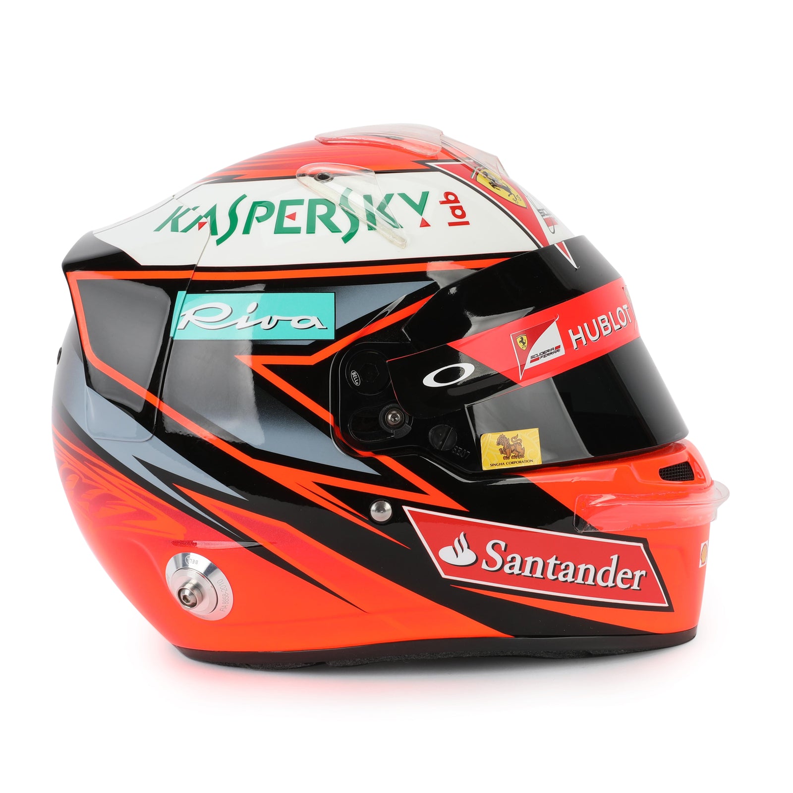 LOT 140 - Kimi Räikkönen 2016 Signed Replica Helmet
