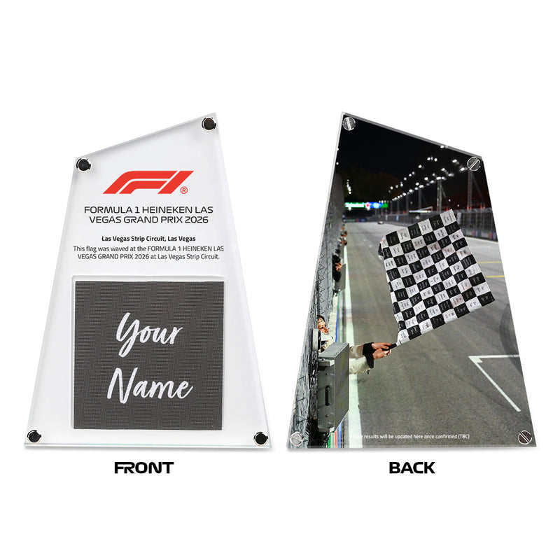 Las Vegas GP 2026 - Personalised F1® Flag