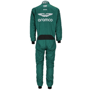 LOT 022 - Lance Stroll Signed Aston Martin Aramco Formula One Team 2024 Grand Prix Used Race Suit