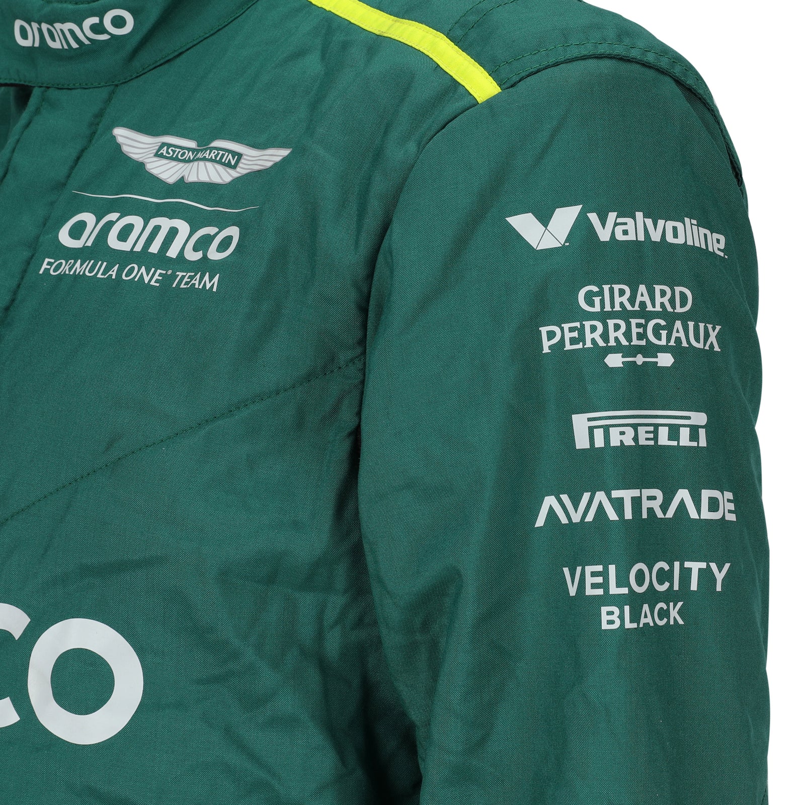 LOT 031 - Lance Stroll Signed Aston Martin Aramco Formula One Team 2024 Grand Prix Used Race Suit