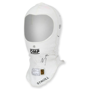 LOT 052 - Lance Stroll Signed 2024 Aston Martin Aramco Formula One Team Season Used Balaclava