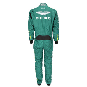 Lance Stroll 2025 Aston Martin Aramco F1® Team Pre-Season Testing race suit, authentic Formula 1 testing-used collector piece