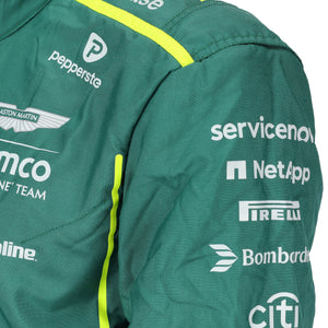 Lance Stroll 2025 Aston Martin Aramco F1® Team suit used during Pre-Season Testing, premium Formula 1 memorabilia for collectors