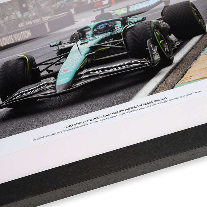 Lance Stroll 2025 Signed Photo Australian GP