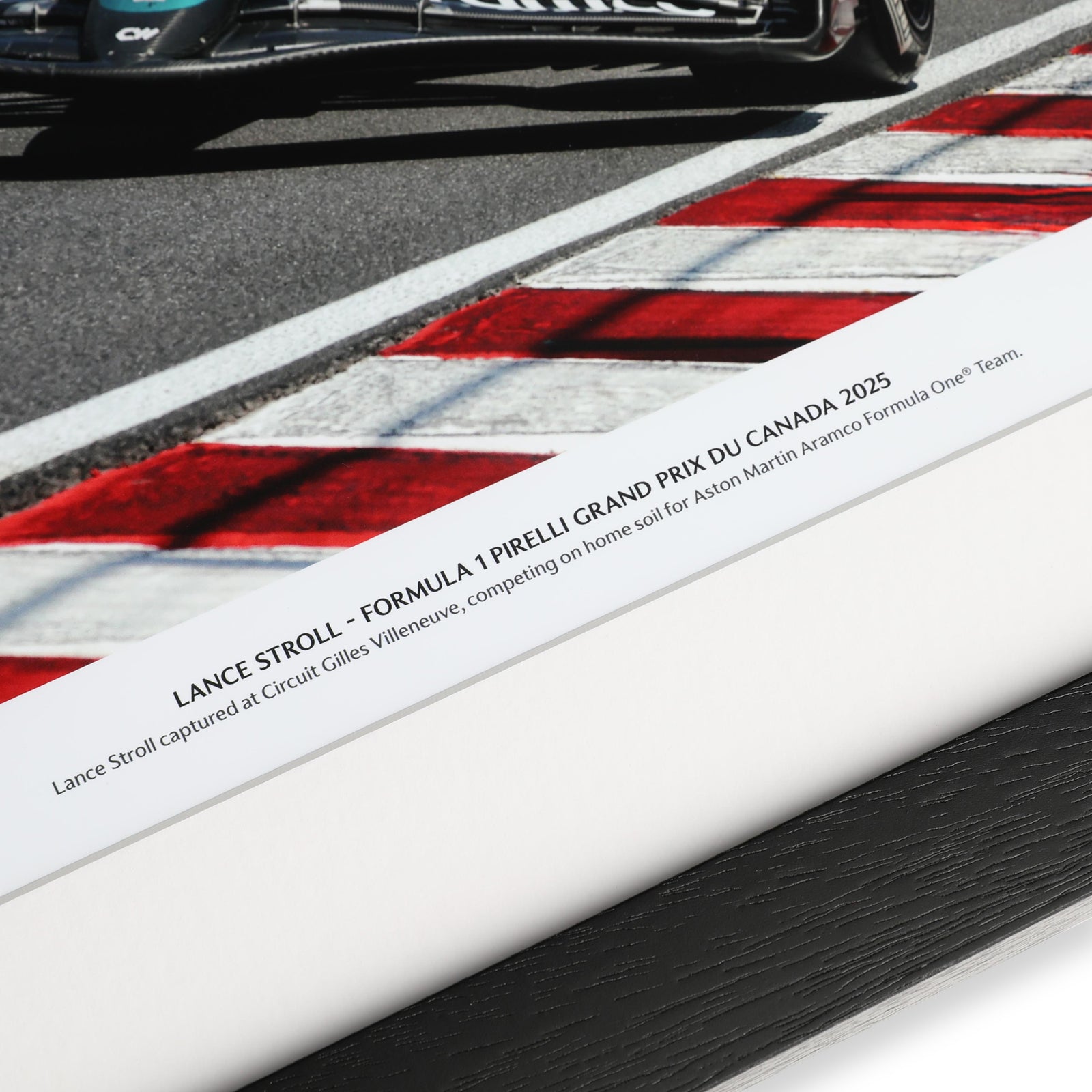 Lance Stroll 2025 Aston Martin Aramco Signed Photo - Canadian GP