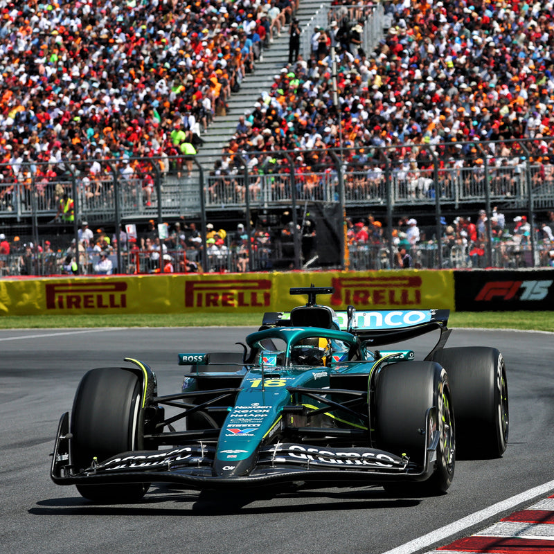 Lance Stroll 2025 Aston Martin Aramco Signed Print - Canadian GP