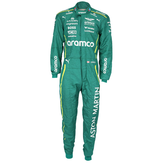 Aston Martin Aramco F1 Team race suit Lance Stroll 2025 Austrian GP motorsport memorabilia