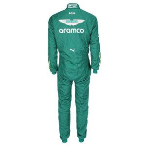 Aston Martin Formula 1 Team Lance Stroll 2025 Austrian Grand Prix race suit collector display