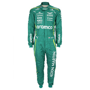 Aston Martin Aramco F1 Team race suit Lance Stroll 2025 Canadian GP motorsport memorabilia
