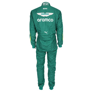 Aston Martin Formula 1 Team Lance Stroll 2025 Canadian Grand Prix race suit collector display