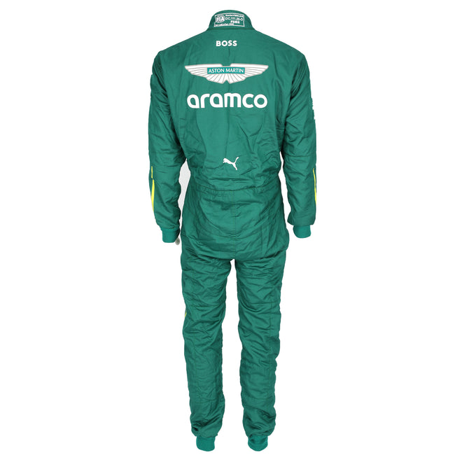 Aston Martin Formula 1 Team Lance Stroll 2025 Canadian Grand Prix race suit collector display