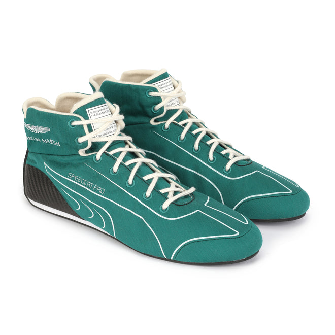 Lance Stroll Aston Martin Aramco F1 Team 2025 un-used boots authentic Formula 1 motorsport memorabilia