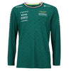 Lance Stroll Signed 2025 Aston Martin Aramco Formula One Team Long Sleeve T-Shirt