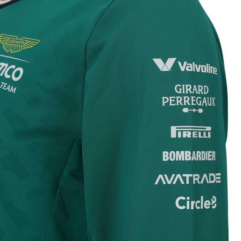 Lance Stroll Signed 2025 Aston Martin Aramco Formula One Team Long Sleeve T-Shirt