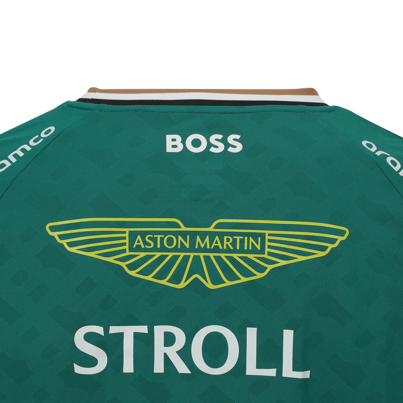 Lance Stroll Signed 2025 Aston Martin Aramco Formula One Team Long Sleeve T-Shirt