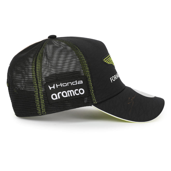 Aston Martin Aramco F1 Team Lance Stroll signed 2026 team cap premium Formula 1 collector memorabilia