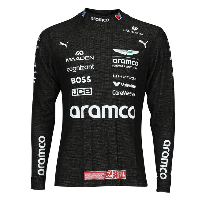 Auction LOT 128 - Lance Stroll 2026 Aston Martin Aramco F1 Team Un-Signed Un-Used Nomex - Black